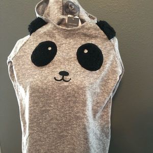 NWT panda 2 piece long sleeve sleepwear/pjs